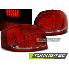 Audi A3 2008-12 zadné lampy red white LED (LDAUB6)