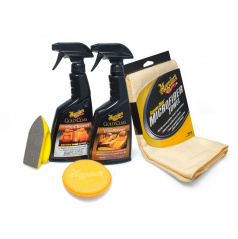 Meguiar 's Heavy Duty Leather Care Kit kompletná sada na čistenie a ochranu kožených povrchov