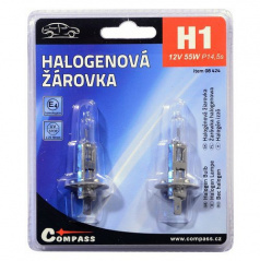 Žiarovka 12V H1 55W P14,5s halogénová blister 2ks