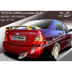 TOYOTA COROLLA sedan 02-07 spoiler zad. kapoty (EU homologace)