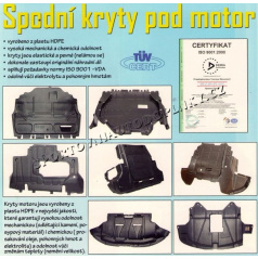 Citroen kryt motora spodný